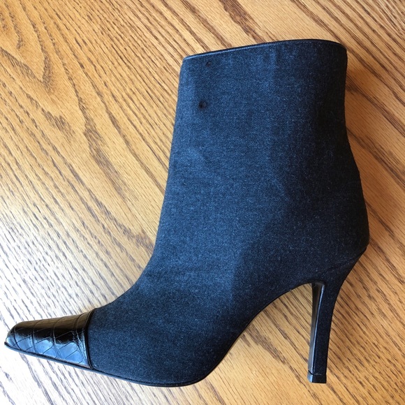 VTG Stilletto Ankle Boots, Made In Italy NWOT - Picture 6 of 7